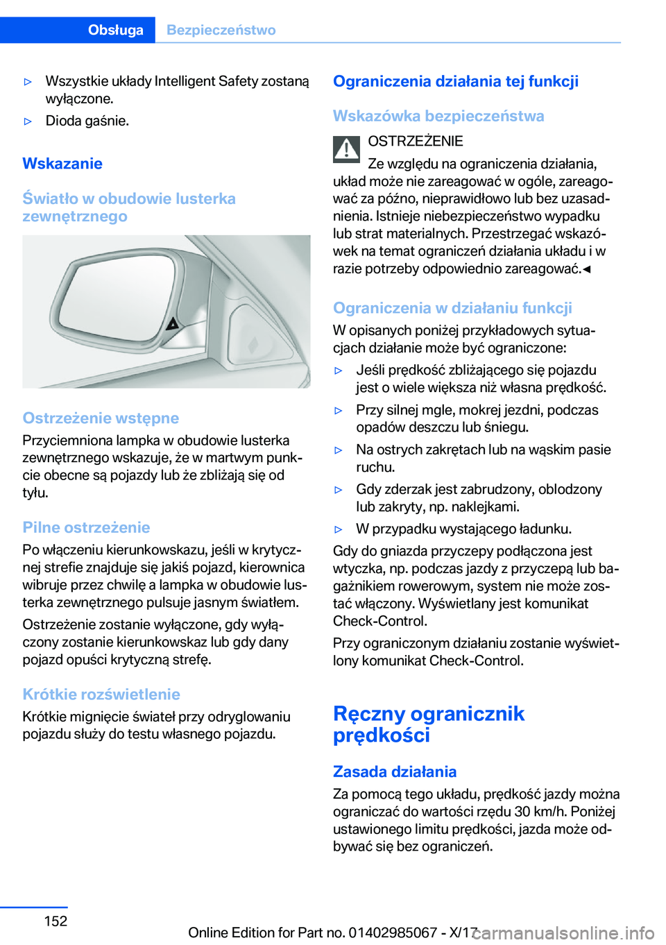 BMW X6 M 2018  Instrukcja obsługi (in Polish) 'y�W�s�z�y�s�t�k�i�e� �u�k�ł�a�d�y� �I�n�t�e�l�l�i�g�e�n�t� �S�a�f�e�t�y� �z�o�s�t�a�n�