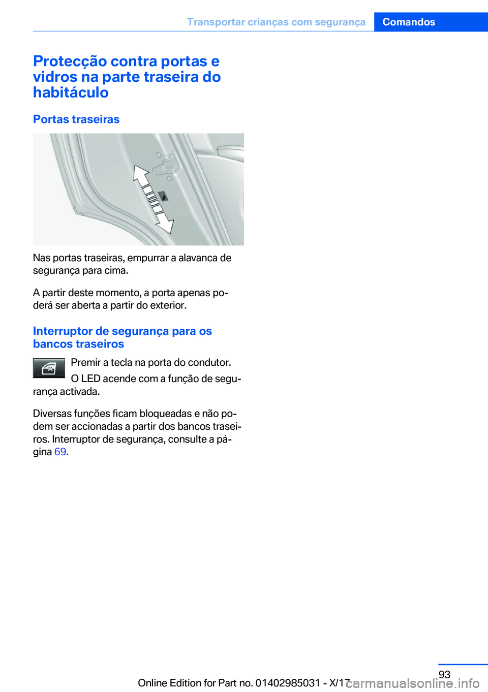 BMW X6 M 2018  Manual do condutor (in Portuguese) �P�r�o�t�e�c�