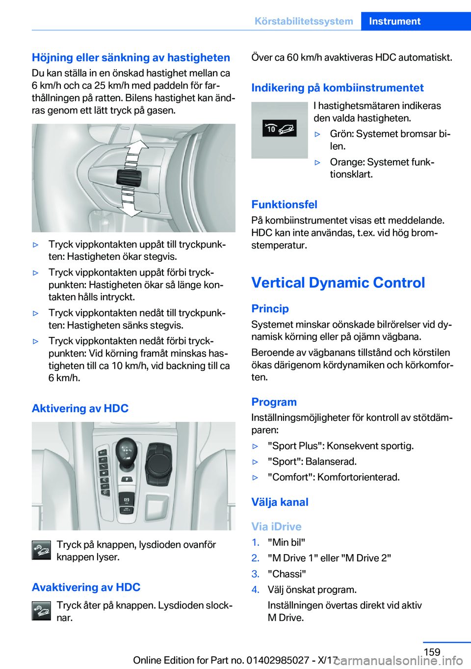 BMW X6 M 2018  InstruktionsbÖcker (in Swedish) �H�