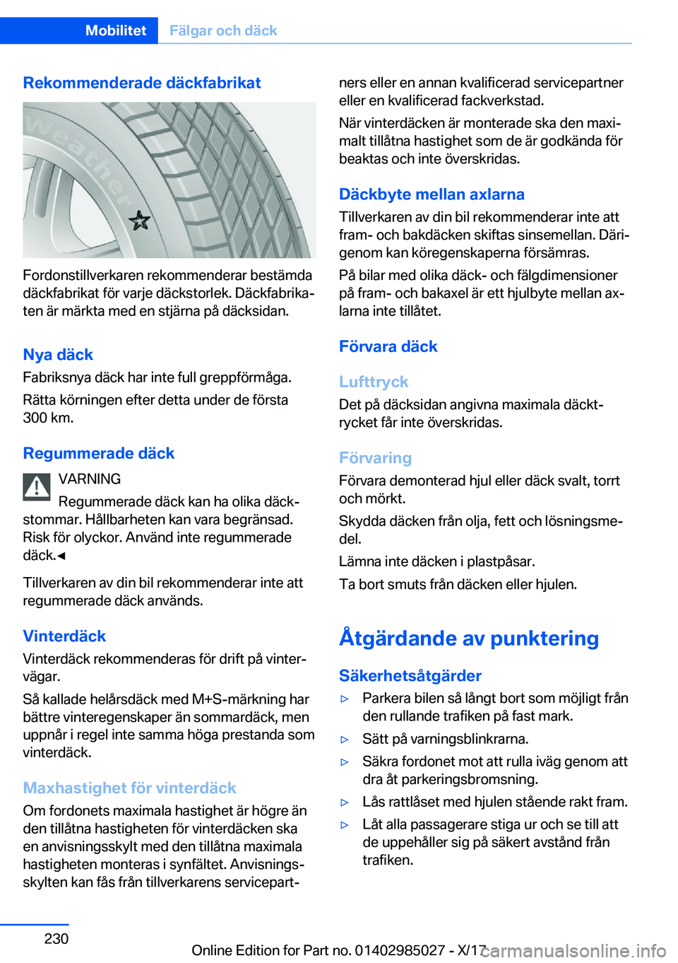 BMW X6 M 2018  InstruktionsbÖcker (in Swedish) �R�e�k�o�m�m�e�n�d�e�r�a�d�e��d�ä�c�k�f�a�b�r�i�k�a�t
�F�o�r�d�o�n�s�t�i�l�l�v�e�r�k�a�r�e�n� �r�e�k�o�m�m�e�n�d�e�r�a�r� �b�e�s�t�ä�m�d�a
�d�ä�c�k�f�a�b�r�i�k�a�t� �f�