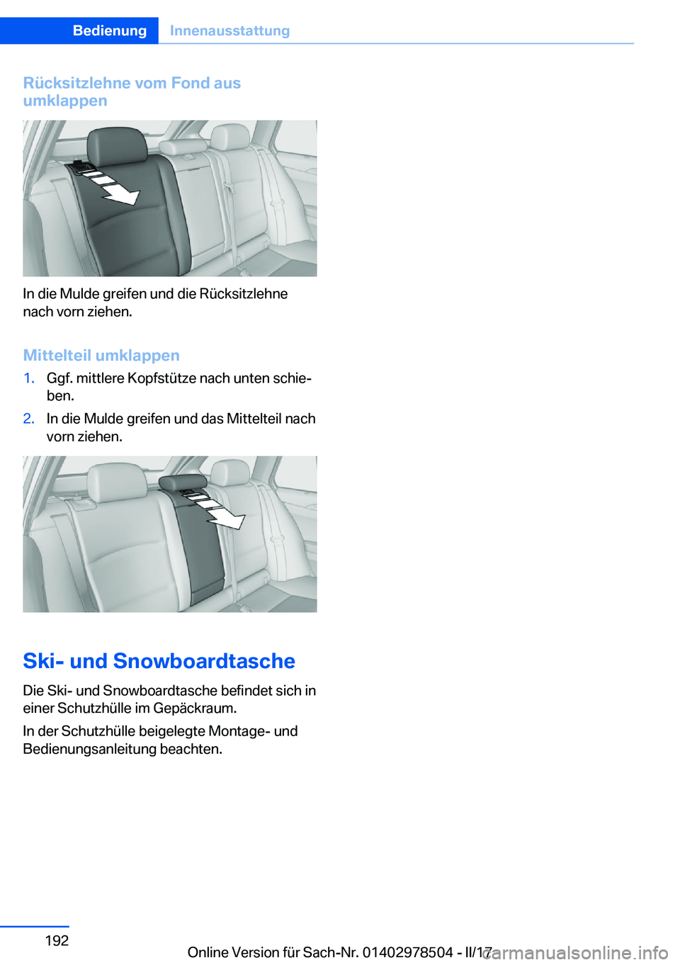 BMW X6 M 2017  Betriebsanleitungen (in German) �R�