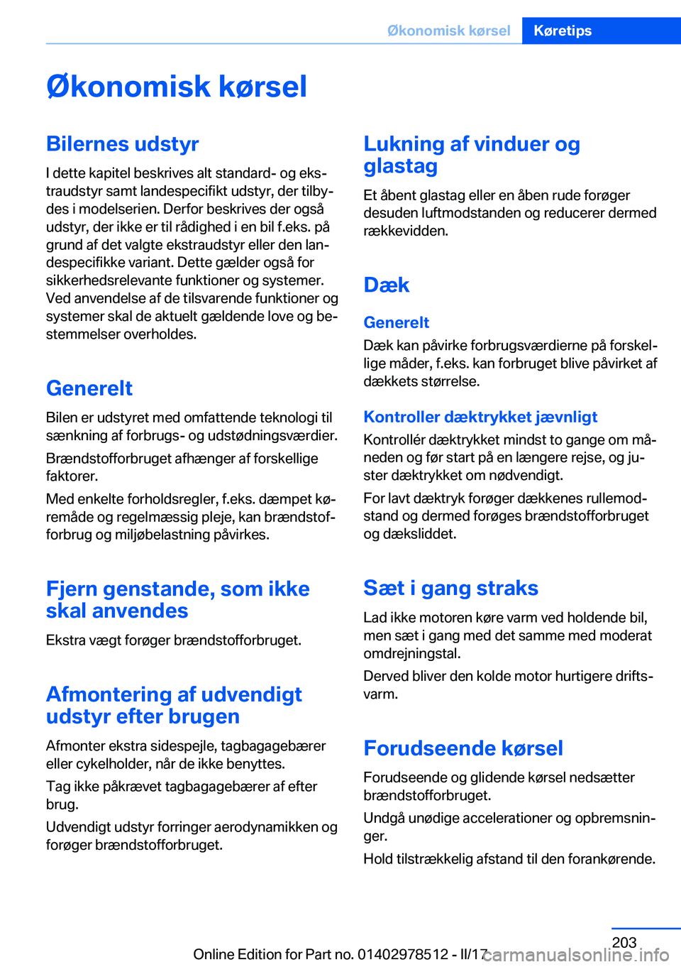 BMW X6 M 2017  InstruktionsbØger (in Danish) �