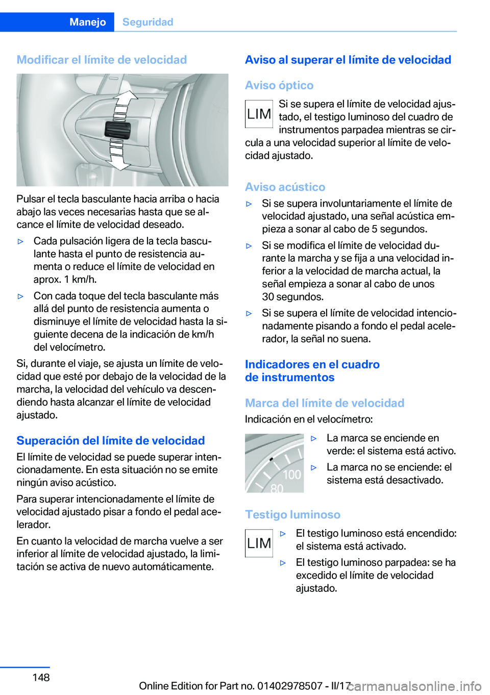 BMW X6 M 2017  Manuales de Empleo (in Spanish) �M�o�d�i�f�i�c�a�r��e�l��l�