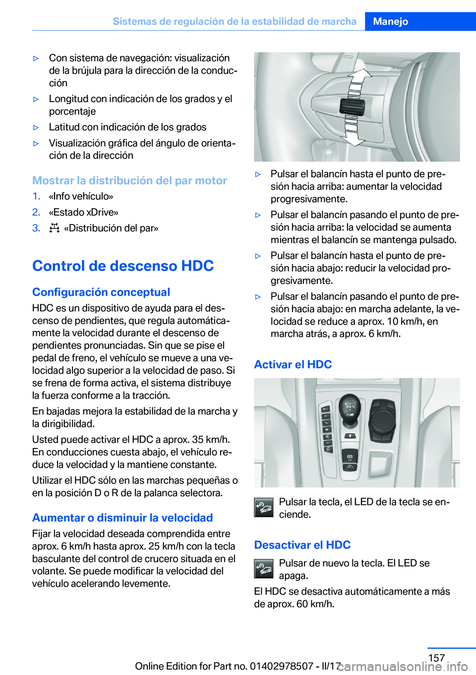 BMW X6 M 2017  Manuales de Empleo (in Spanish) 'y�C�o�n� �s�i�s�t�e�m�a� �d�e� �n�a�v�e�g�a�c�i�