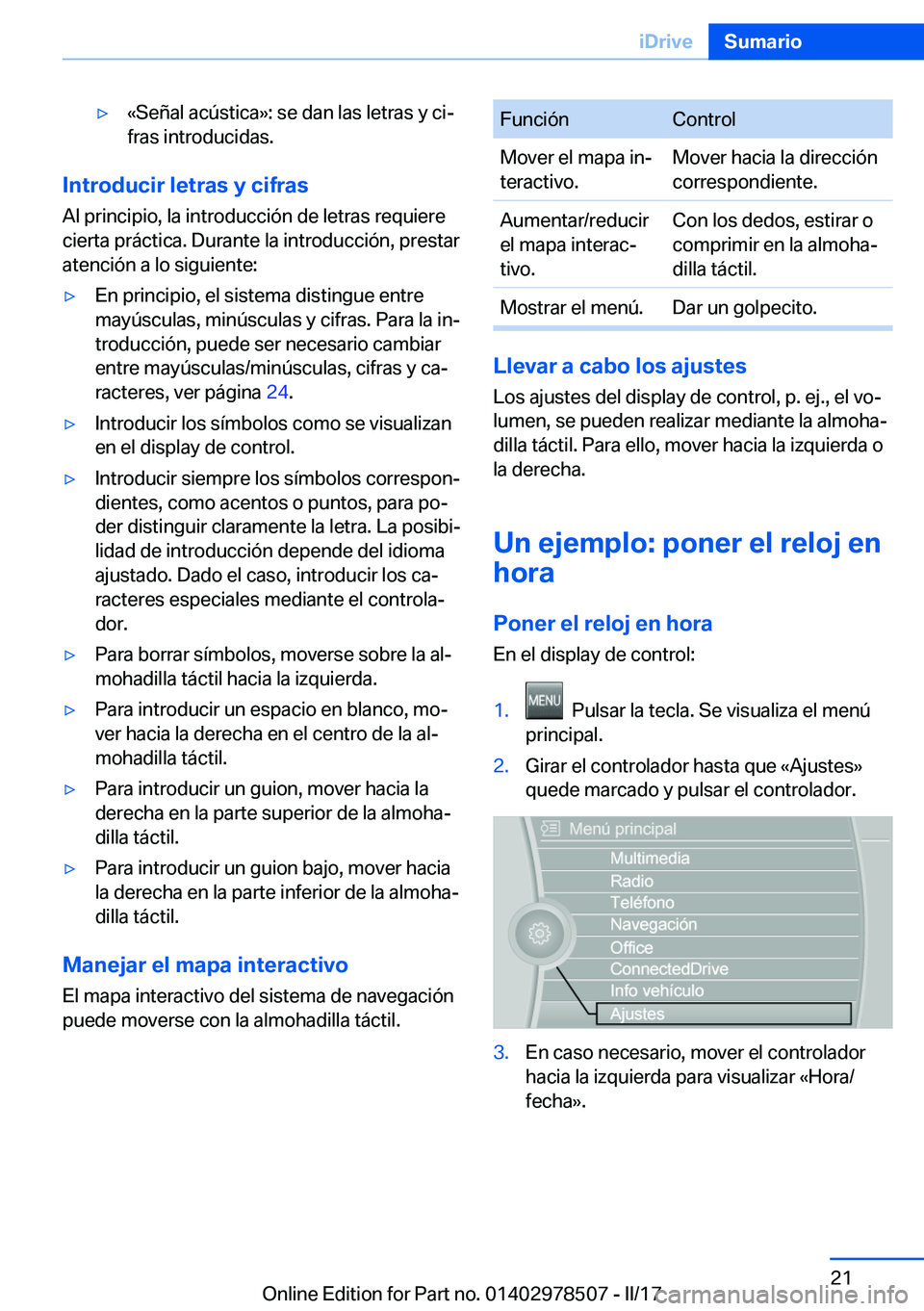 BMW X6 M 2017  Manuales de Empleo (in Spanish) 'y�«�S�e�ñ�a�l� �a�c�
