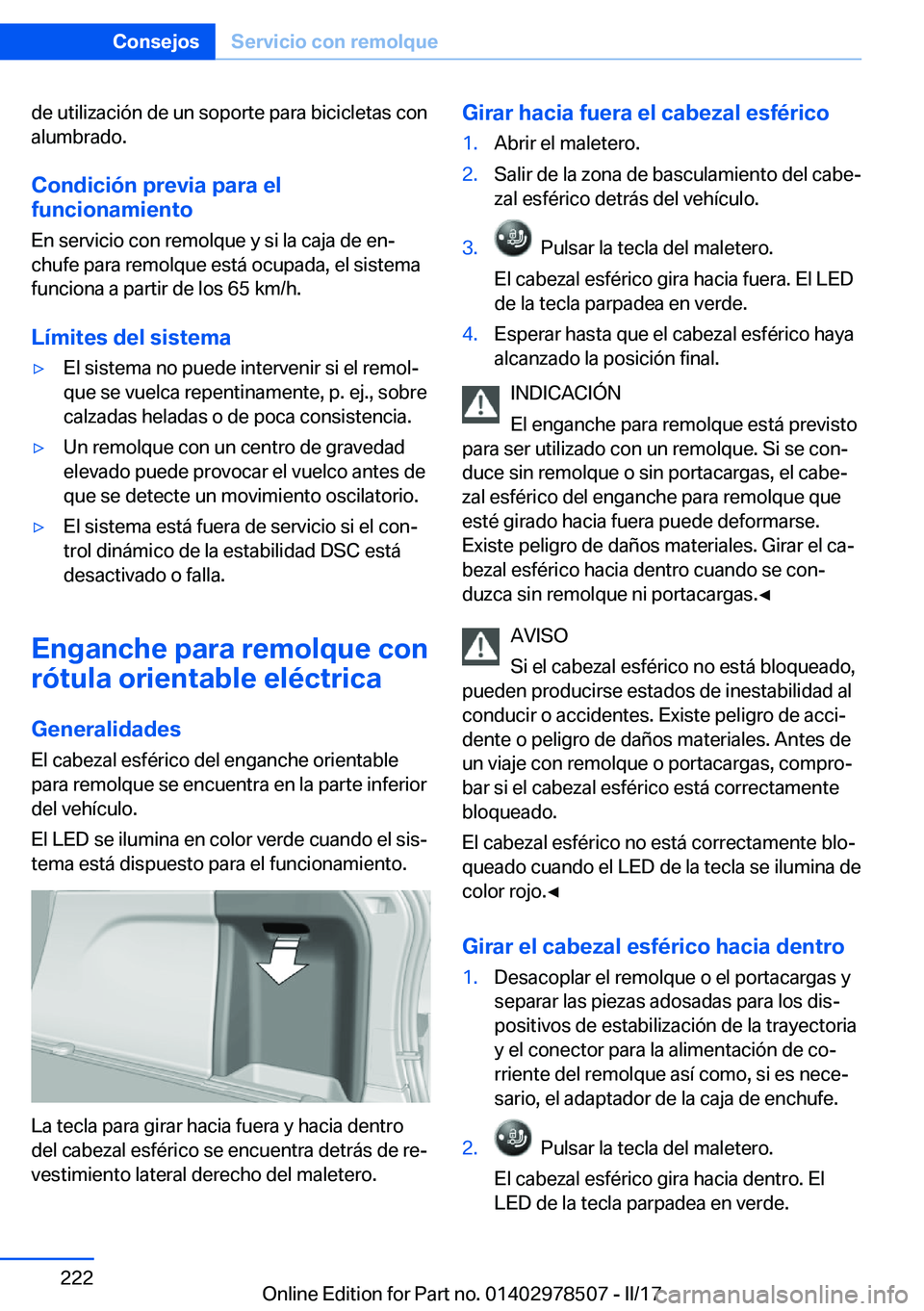 BMW X6 M 2017  Manuales de Empleo (in Spanish) �d�e� �u�t�i�l�i�z�a�c�i�