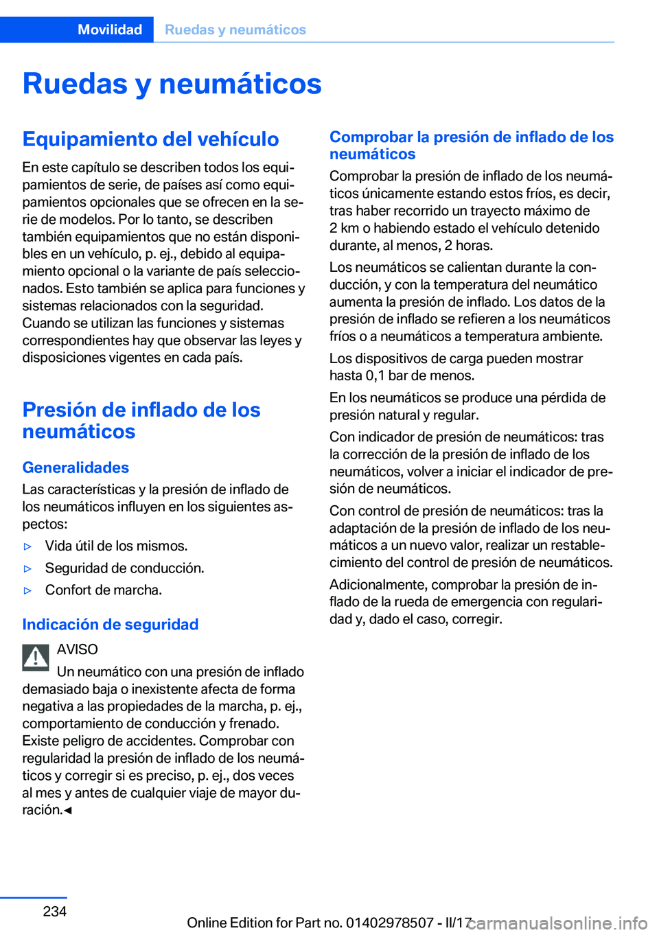 BMW X6 M 2017  Manuales de Empleo (in Spanish) �R�u�e�d�a�s��y��n�e�u�m�