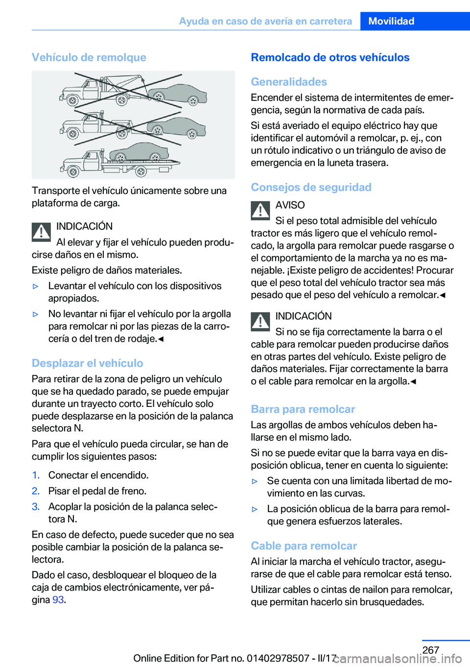 BMW X6 M 2017  Manuales de Empleo (in Spanish) �V�e�h�
