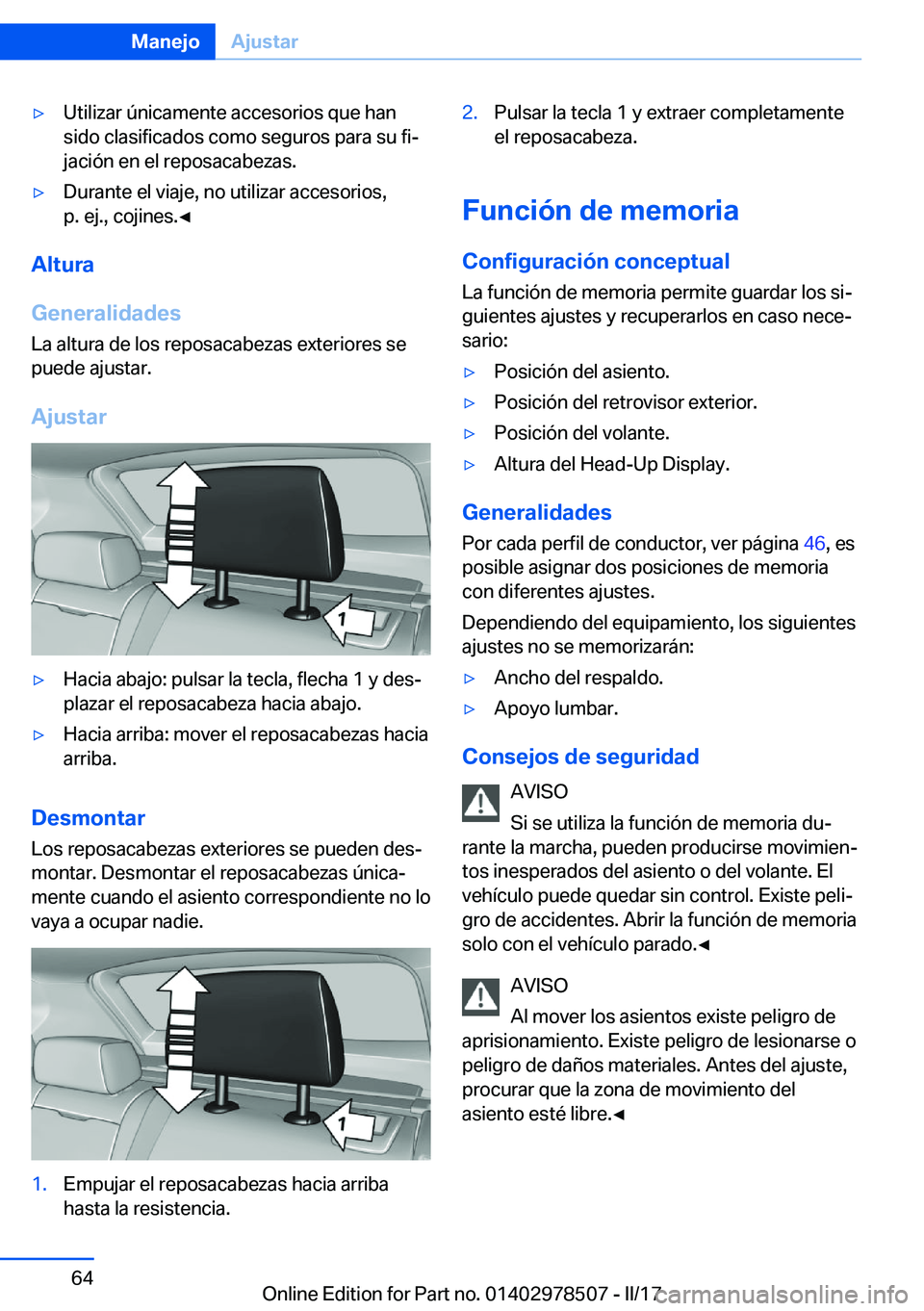 BMW X6 M 2017  Manuales de Empleo (in Spanish) 'y�U�t�i�l�i�z�a�r� �