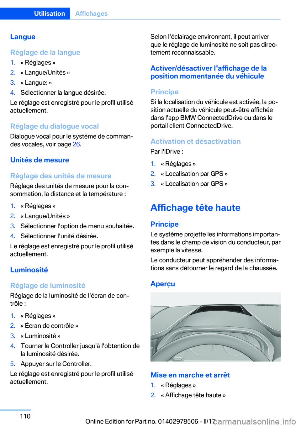 BMW X6 M 2017  Notices Demploi (in French) �L�a�n�g�u�e
�R�é�g�l�a�g�e��d�e��l�a��l�a�n�g�u�e�1�.�k� �R�é�g�l�a�g�e�s� �{�2�.�k� �L�a�n�g�u�e�/�U�n�i�t�é�s� �{�3�.�k� �L�a�n�g�u�e�:� �{�4�.�S�é�l�e�c�t�i�o�n�n�e�r� �l�a� �l�a�n�g�u�e� �