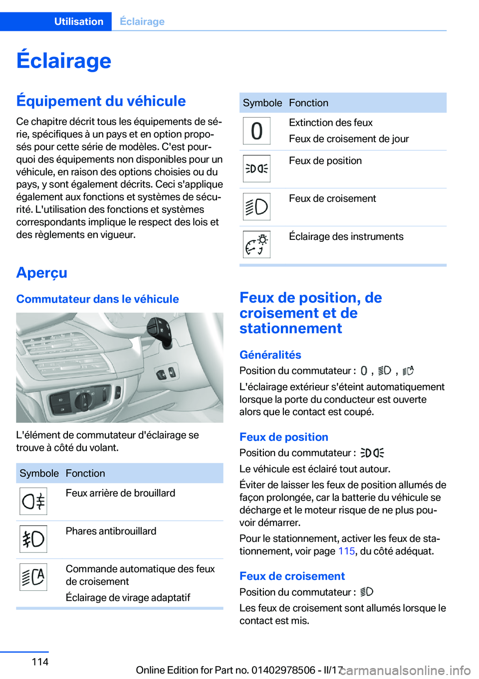 BMW X6 M 2017  Notices Demploi (in French) �