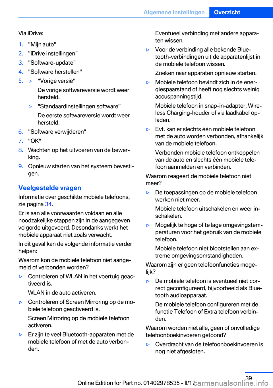 BMW X6 M 2017  Instructieboekjes (in Dutch) �V�i�a� �i�D�r�i�v�e�:�1�.�"�M�i�j�n� �a�u�t�o�"�2�.�"�i�D�r�i�v�e� �i�n�s�t�e�l�l�i�n�g�e�n�"�3�.�"�S�o�f�t�w�a�r�e�-�u�p�d�a�t�e�"�4�.�"�S�o�f�t�w�a�r�e� �h�e�r�s�t�e�l�l