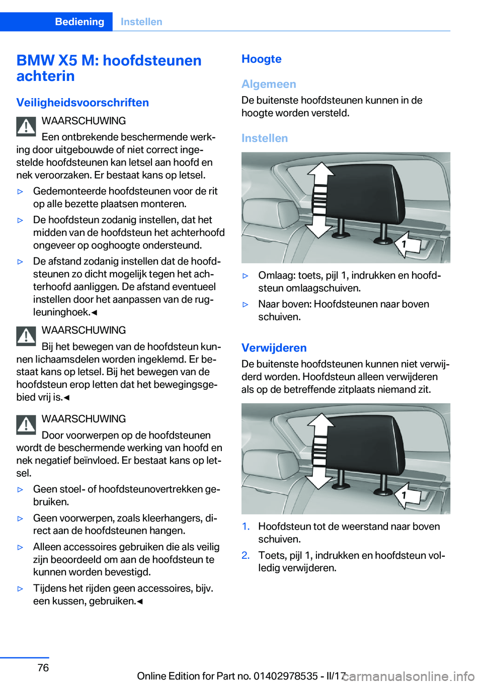 BMW X6 M 2017  Instructieboekjes (in Dutch) �B�M�W��X�5��M�:��h�o�o�f�d�s�t�e�u�n�e�n
�a�c�h�t�e�r�i�n
�V�e�i�l�i�g�h�e�i�d�s�v�o�o�r�s�c�h�r�i�f�t�e�n �W�A�A�R�S�C�H�U�W�I�N�G
�E�e�n� �o�n�t�b�r�e�k�e�n�d�e� �b�e�s�c�h�e�r�m�e�n�d�e� �w�e�r