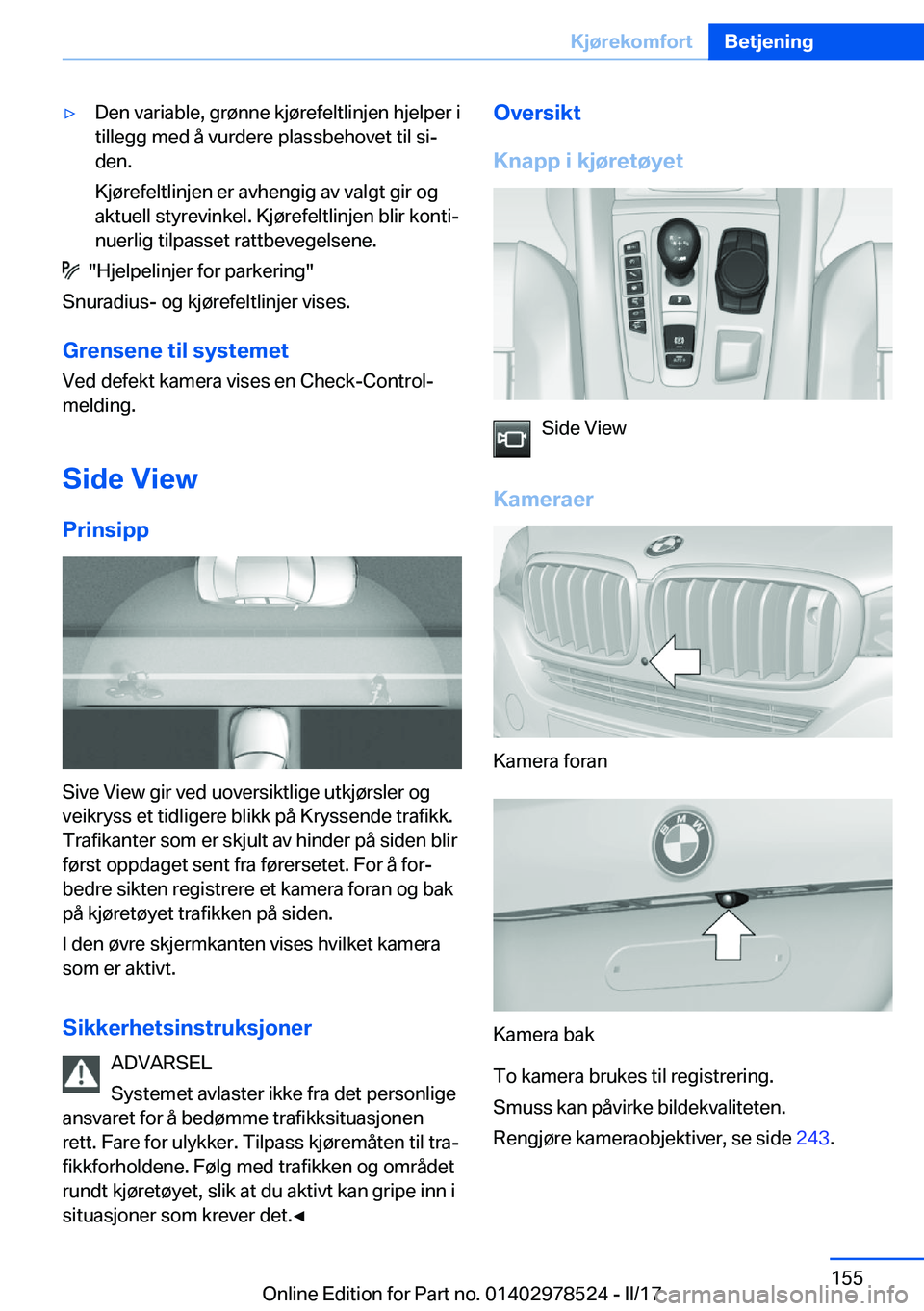 BMW X6 M 2017  InstruksjonsbØker (in Norwegian) 'y�D�e�n� �v�a�r�i�a�b�l�e�,� �g�r�