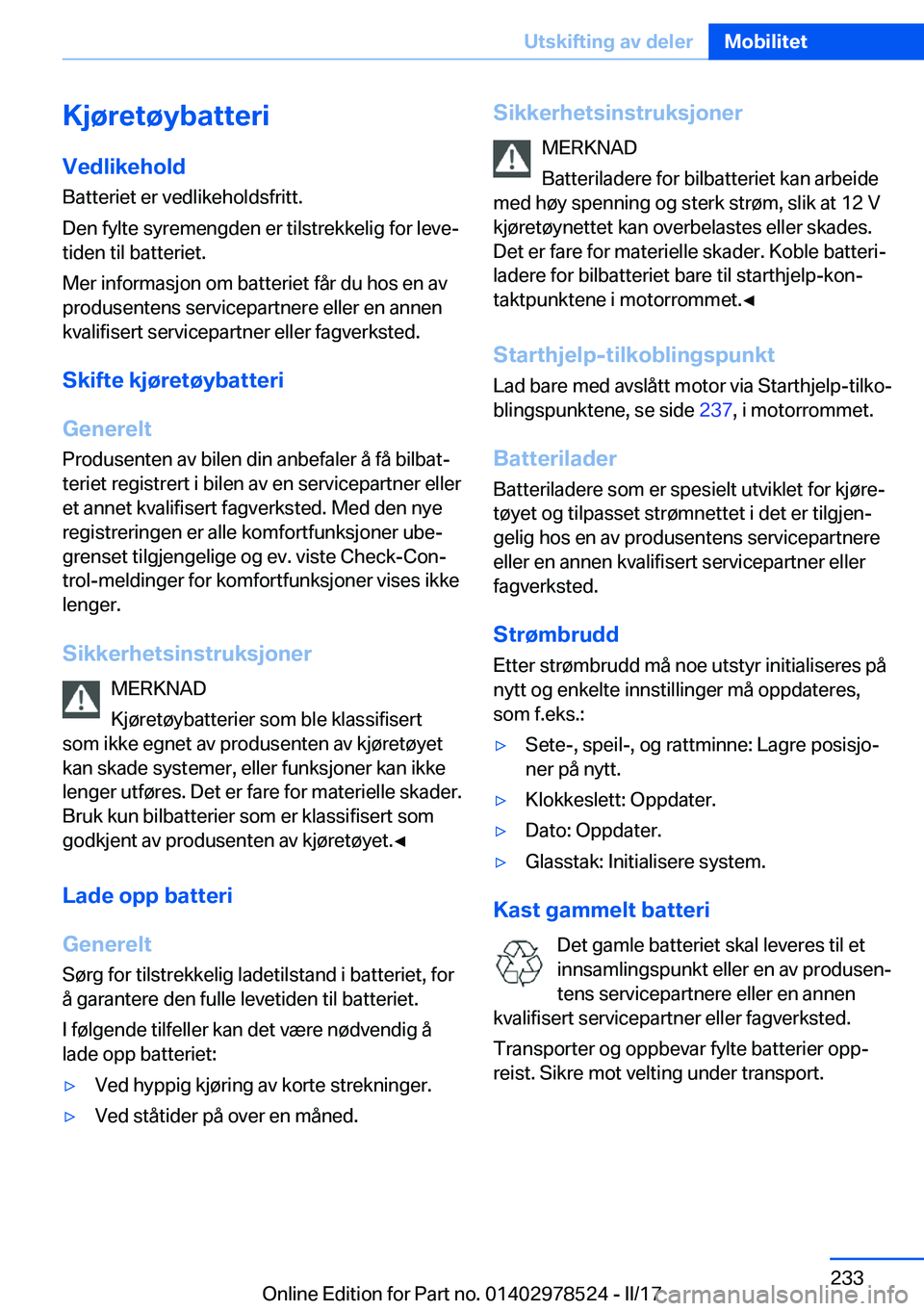 BMW X6 M 2017  InstruksjonsbØker (in Norwegian) �K�j�