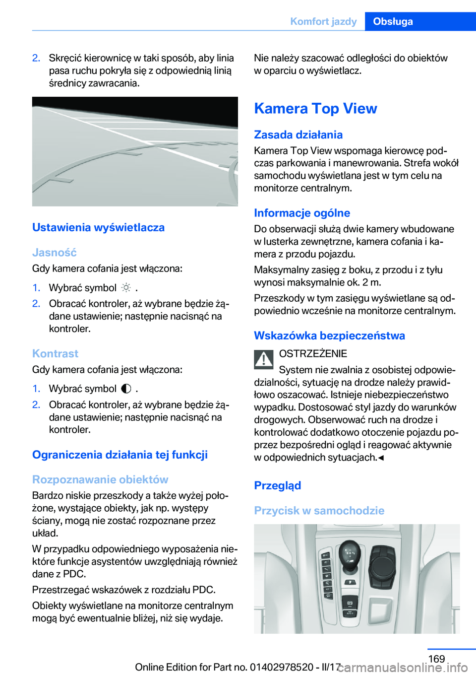 BMW X6 M 2017  Instrukcja obsługi (in Polish) �2�.�S�k�r�