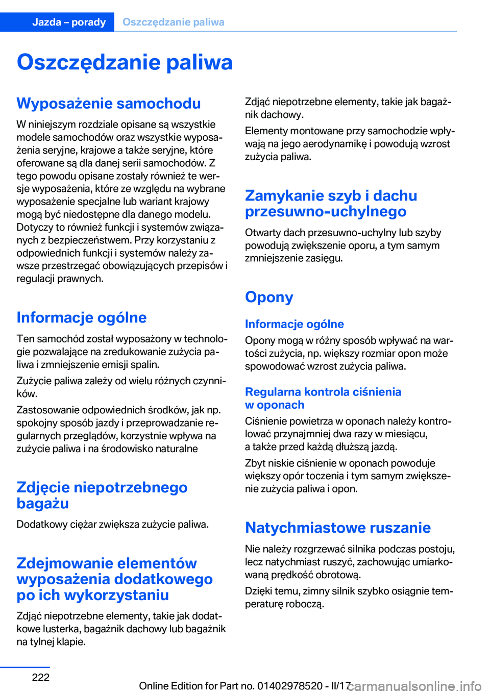 BMW X6 M 2017  Instrukcja obsługi (in Polish) �O�s�z�c�z�