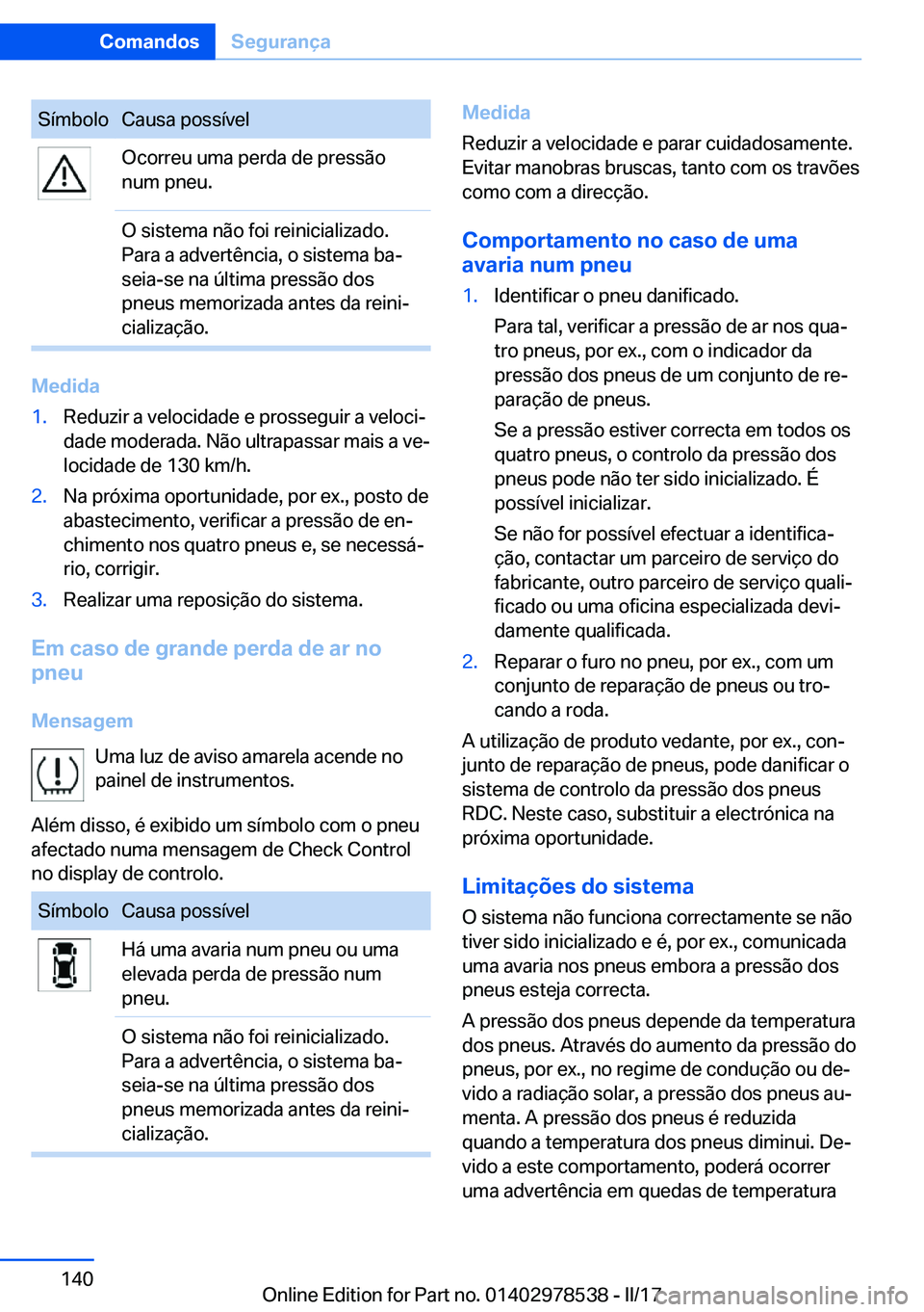 BMW X6 M 2017  Manual do condutor (in Portuguese) �S�