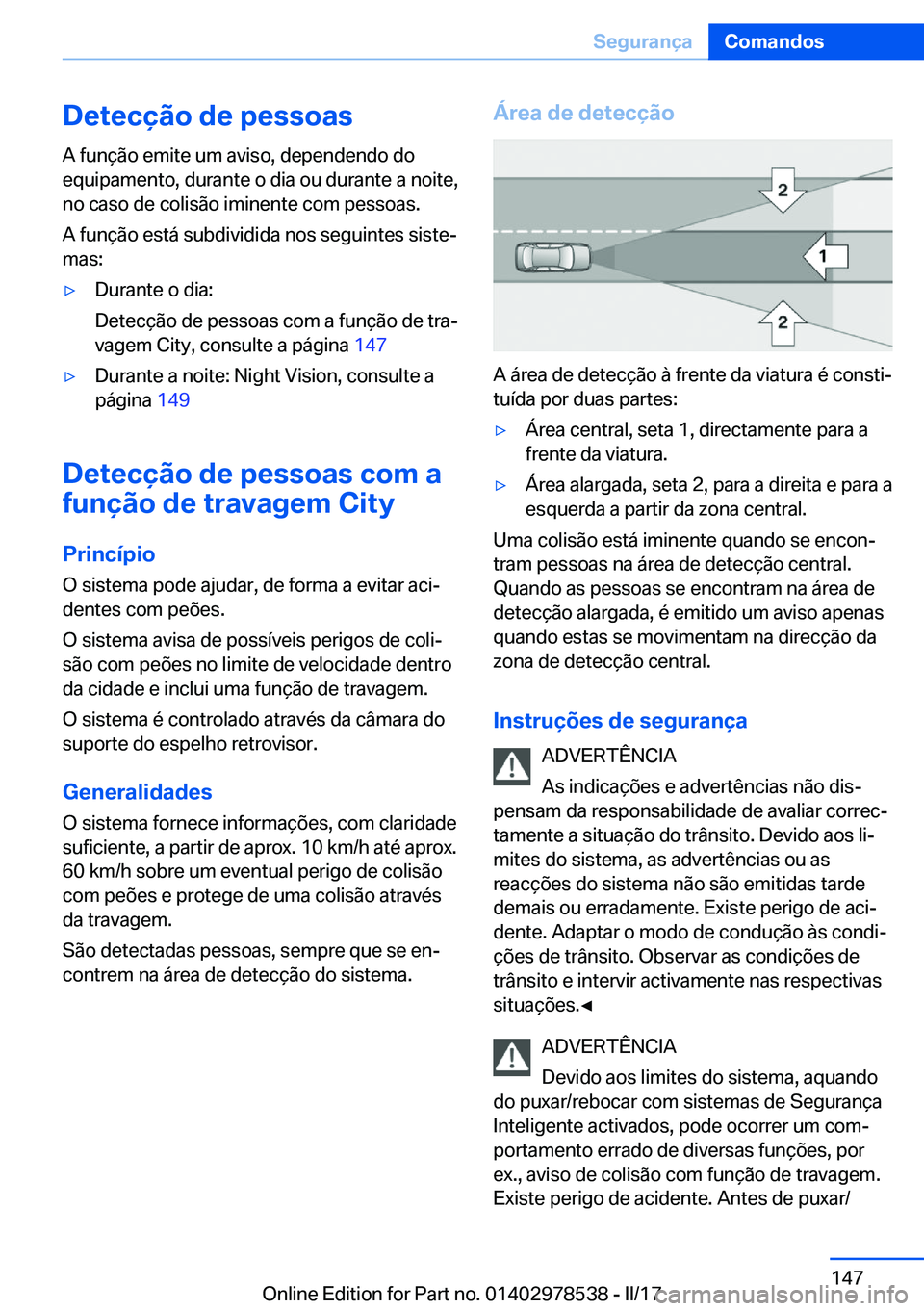 BMW X6 M 2017  Manual do condutor (in Portuguese) �D�e�t�e�c�