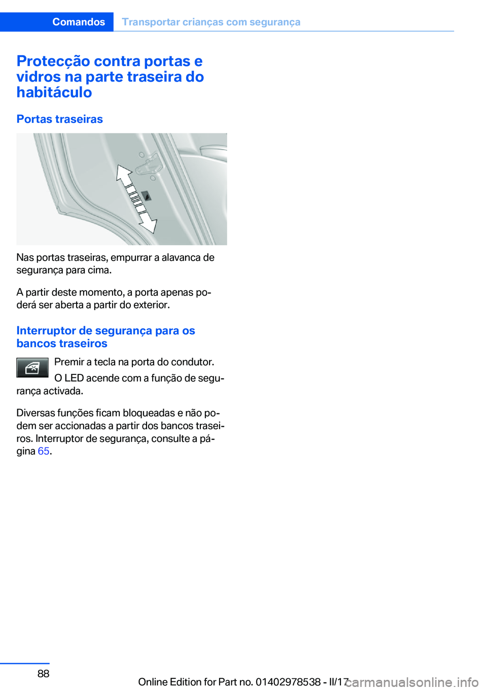BMW X6 M 2017  Manual do condutor (in Portuguese) �P�r�o�t�e�c�