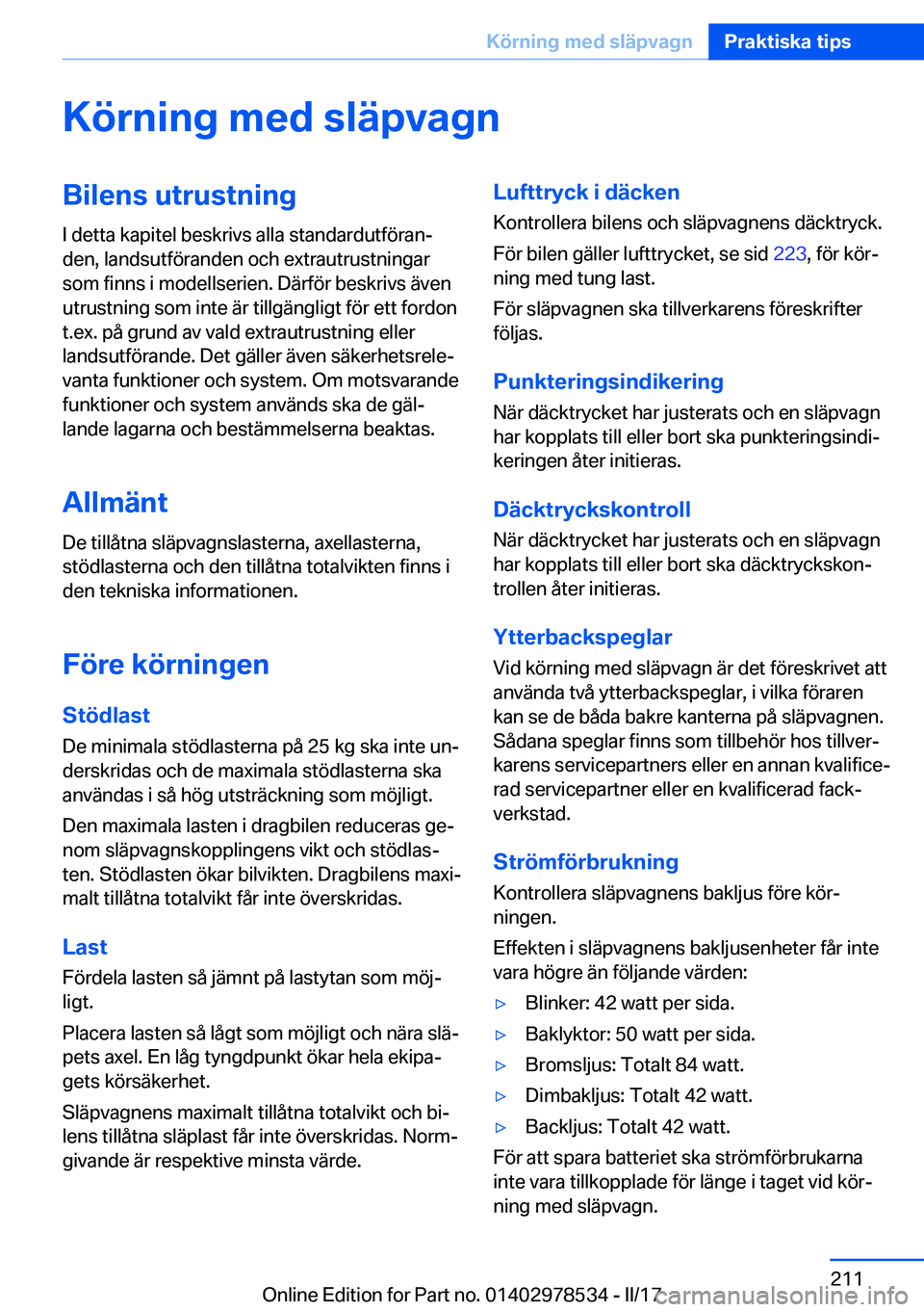 BMW X6 M 2017  InstruktionsbÖcker (in Swedish) �K�