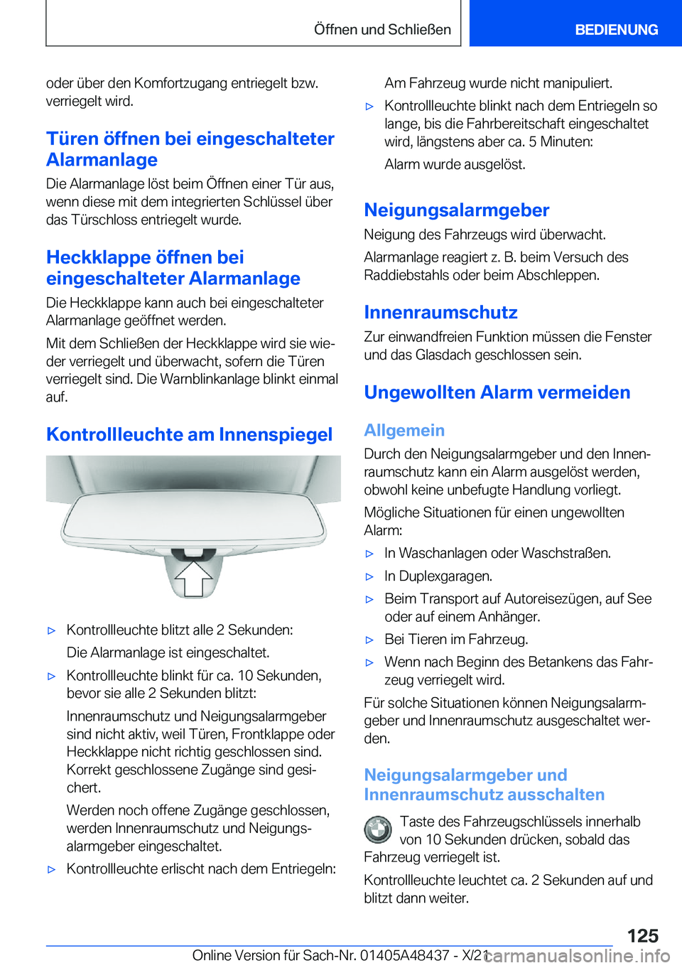 BMW X7 2022  Betriebsanleitungen (in German) �o�d�e�r��