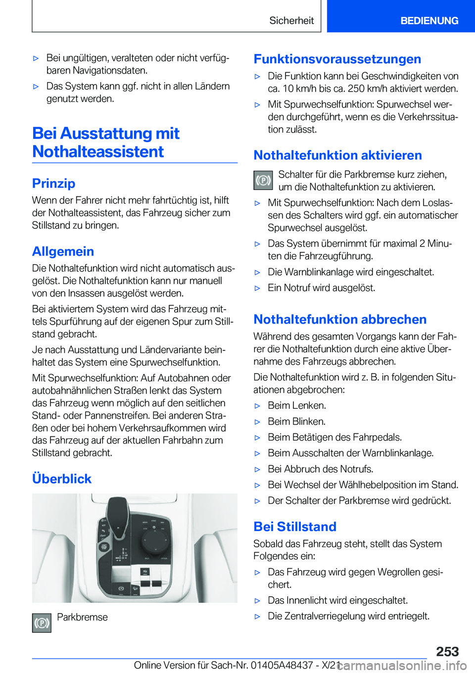 BMW X7 2022  Betriebsanleitungen (in German) x�B�e�i��u�n�g�