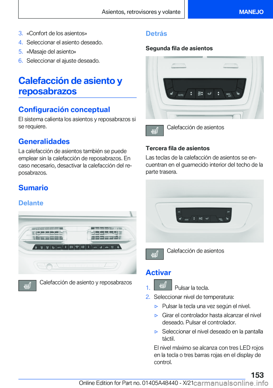 BMW X7 2022  Manuales de Empleo (in Spanish) �3�.�«�C�o�n�f�o�r�t��d�e��l�o�s��a�s�i�e�n�t�o�s�{�4�.�S�e�l�e�c�c�i�o�n�a�r��e�l��a�s�i�e�n�t�o��d�e�s�e�a�d�o�.�5�.�«�M�a�s�a�j�e��d�e�l��a�s�i�e�n�t�o�{�6�.�S�e�l�e�c�c�i�o�n�a�r��e�l�