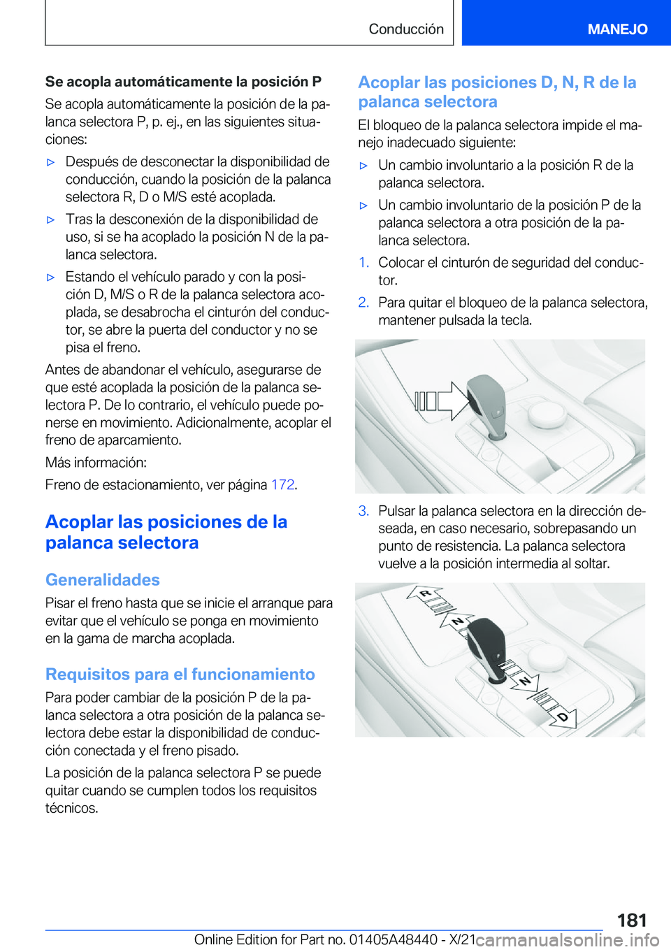 BMW X7 2022  Manuales de Empleo (in Spanish) �S�e��a�c�o�p�l�a��a�u�t�o�m�