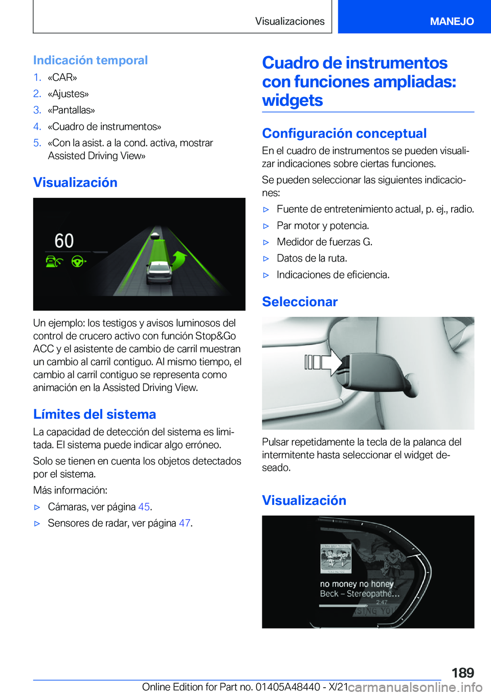 BMW X7 2022  Manuales de Empleo (in Spanish) �I�n�d�i�c�a�c�i�