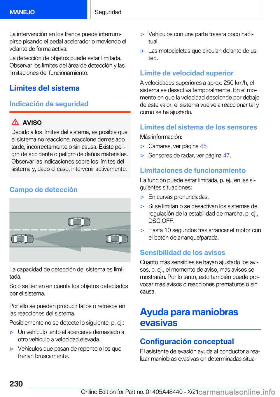BMW X7 2022  Manuales de Empleo (in Spanish) �L�a��i�n�t�e�r�v�e�n�c�i�