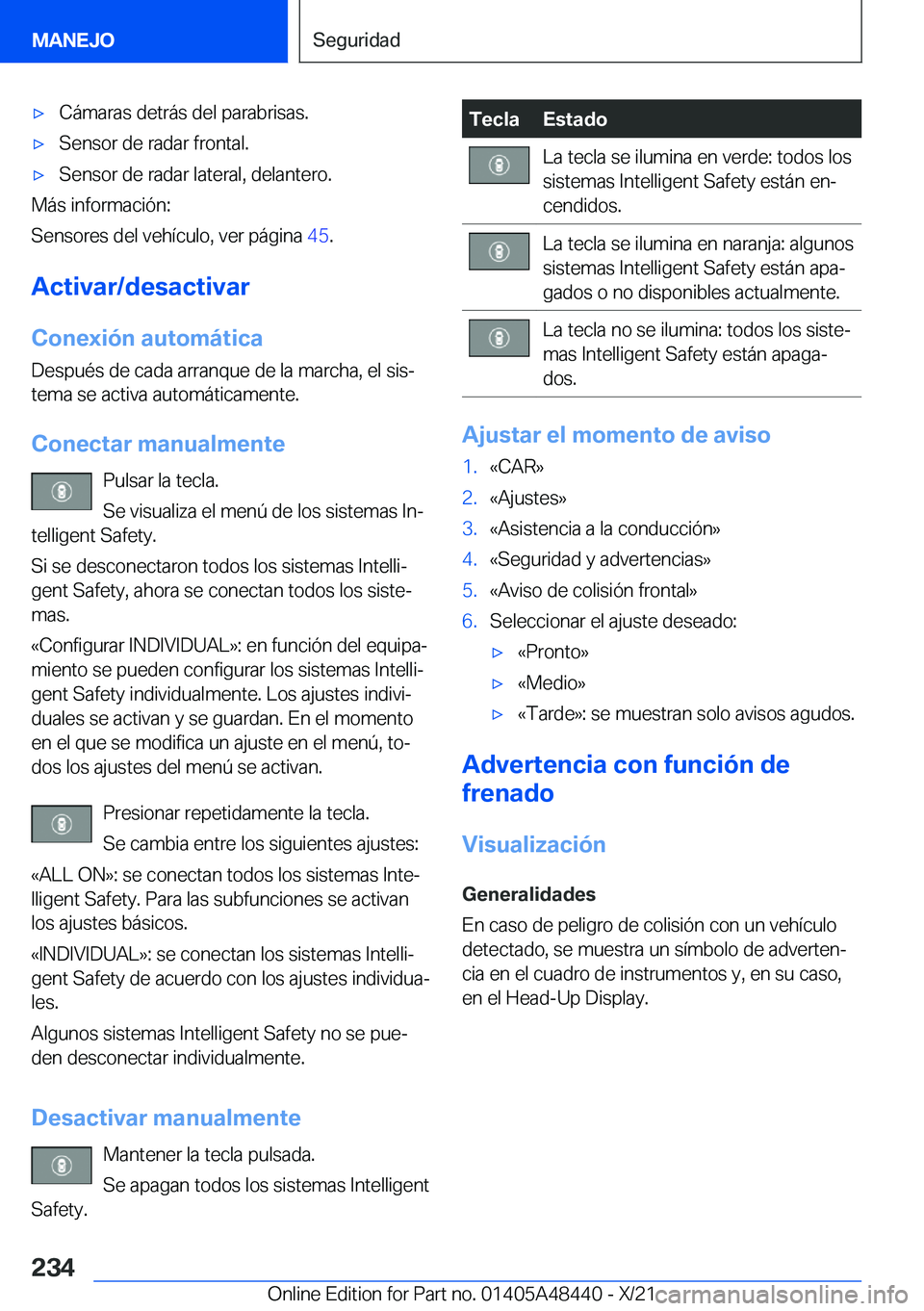 BMW X7 2022  Manuales de Empleo (in Spanish) x�C�