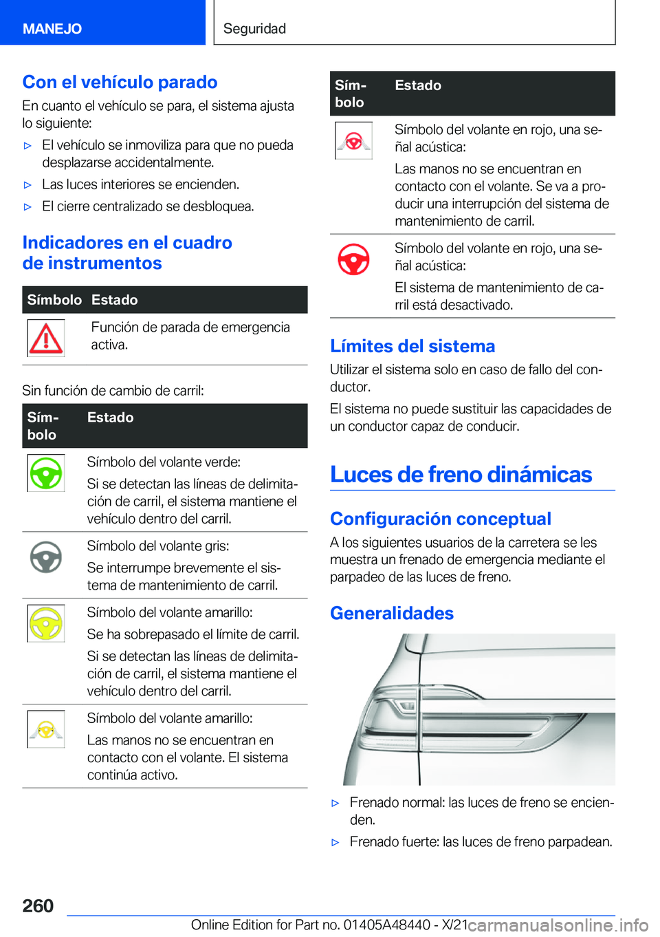 BMW X7 2022  Manuales de Empleo (in Spanish) �C�o�n��e�l��v�e�h�