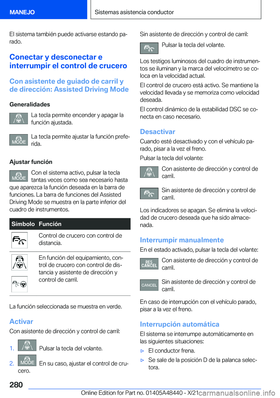 BMW X7 2022  Manuales de Empleo (in Spanish) �E�l��s�i�s�t�e�m�a��t�a�m�b�i�