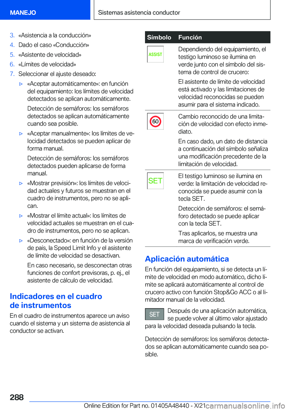BMW X7 2022  Manuales de Empleo (in Spanish) �3�.�«�A�s�i�s�t�e�n�c�i�a��a��l�a��c�o�n�d�u�c�c�i�