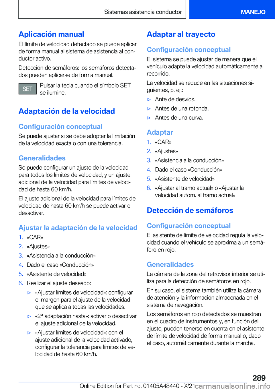 BMW X7 2022  Manuales de Empleo (in Spanish) �A�p�l�i�c�a�c�i�