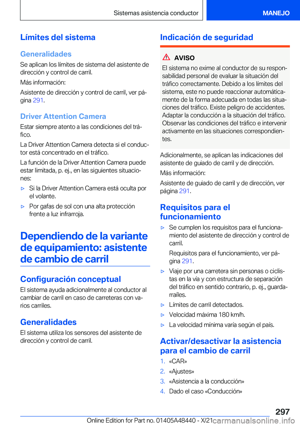 BMW X7 2022  Manuales de Empleo (in Spanish) �L�