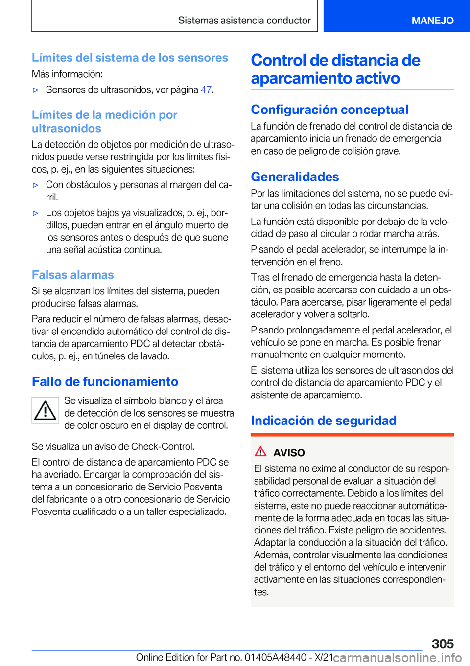 BMW X7 2022  Manuales de Empleo (in Spanish) �L�