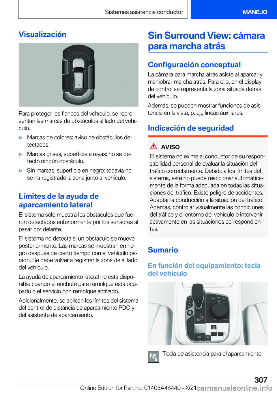 BMW X7 2022  Manuales de Empleo (in Spanish) �V�i�s�u�a�l�i�z�a�c�i�