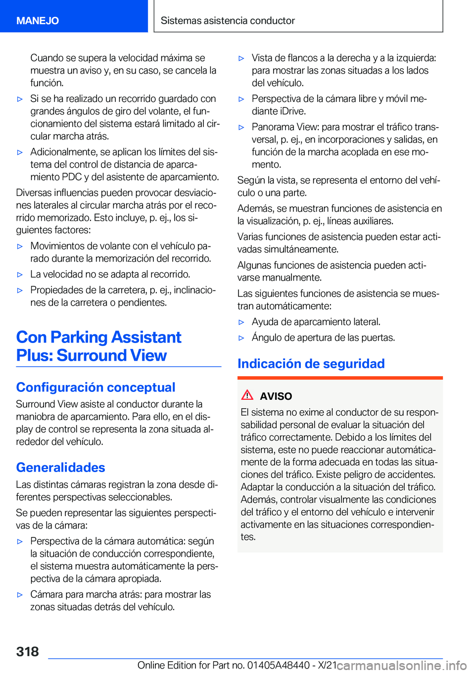 BMW X7 2022  Manuales de Empleo (in Spanish) �C�u�a�n�d�o��s�e��s�u�p�e�r�a��l�a��v�e�l�o�c�i�d�a�d��m�