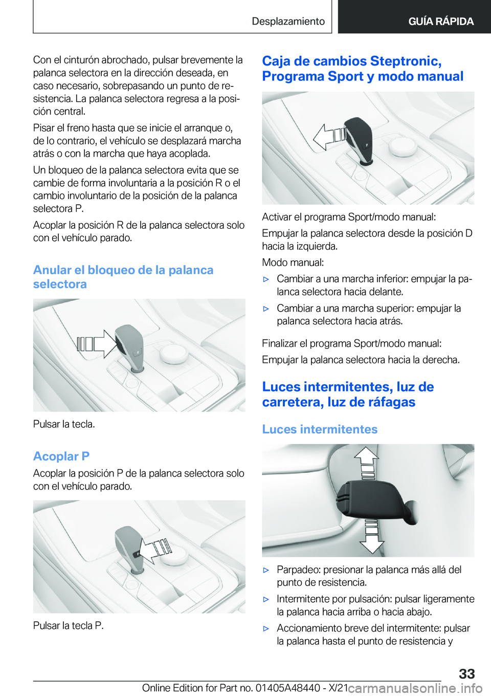 BMW X7 2022  Manuales de Empleo (in Spanish) �C�o�n��e�l��c�i�n�t�u�r�