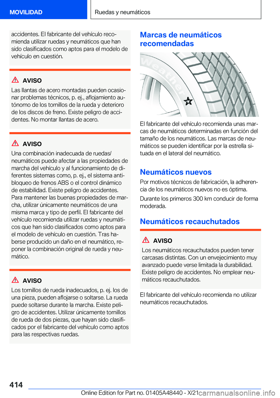BMW X7 2022  Manuales de Empleo (in Spanish) �a�c�c�i�d�e�n�t�e�s�.��E�l��f�a�b�r�i�c�a�n�t�e��d�e�l��v�e�h�