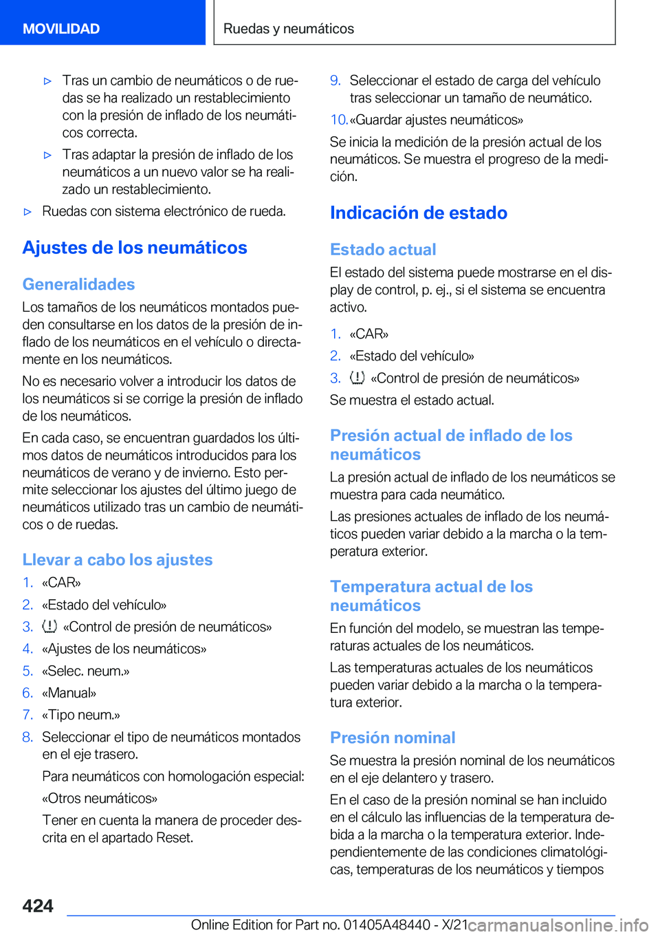 BMW X7 2022  Manuales de Empleo (in Spanish) x�T�r�a�s��u�n��c�a�m�b�i�o��d�e��n�e�u�m�