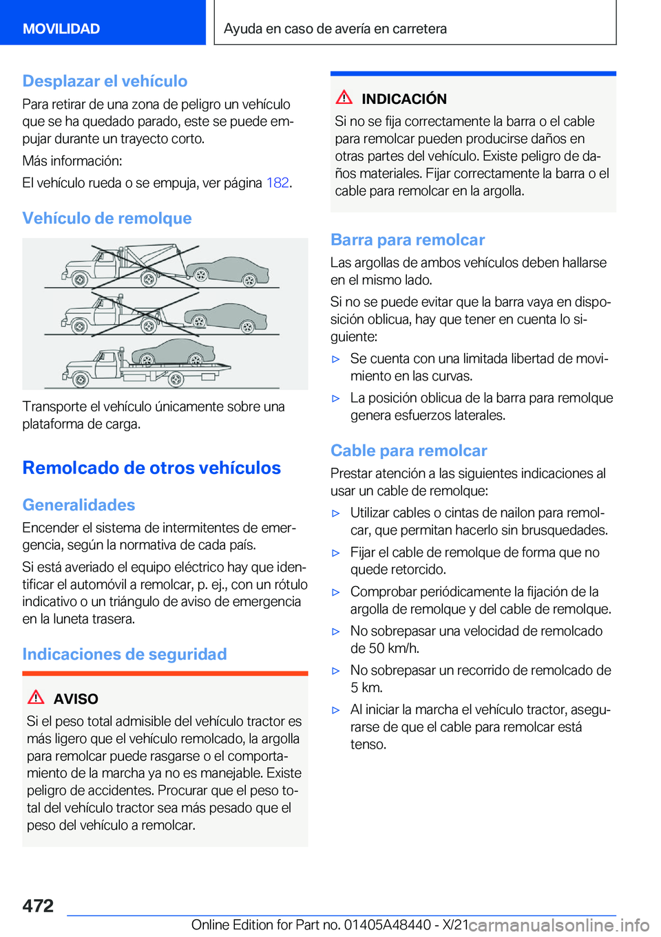 BMW X7 2022  Manuales de Empleo (in Spanish) �D�e�s�p�l�a�z�a�r��e�l��v�e�h�