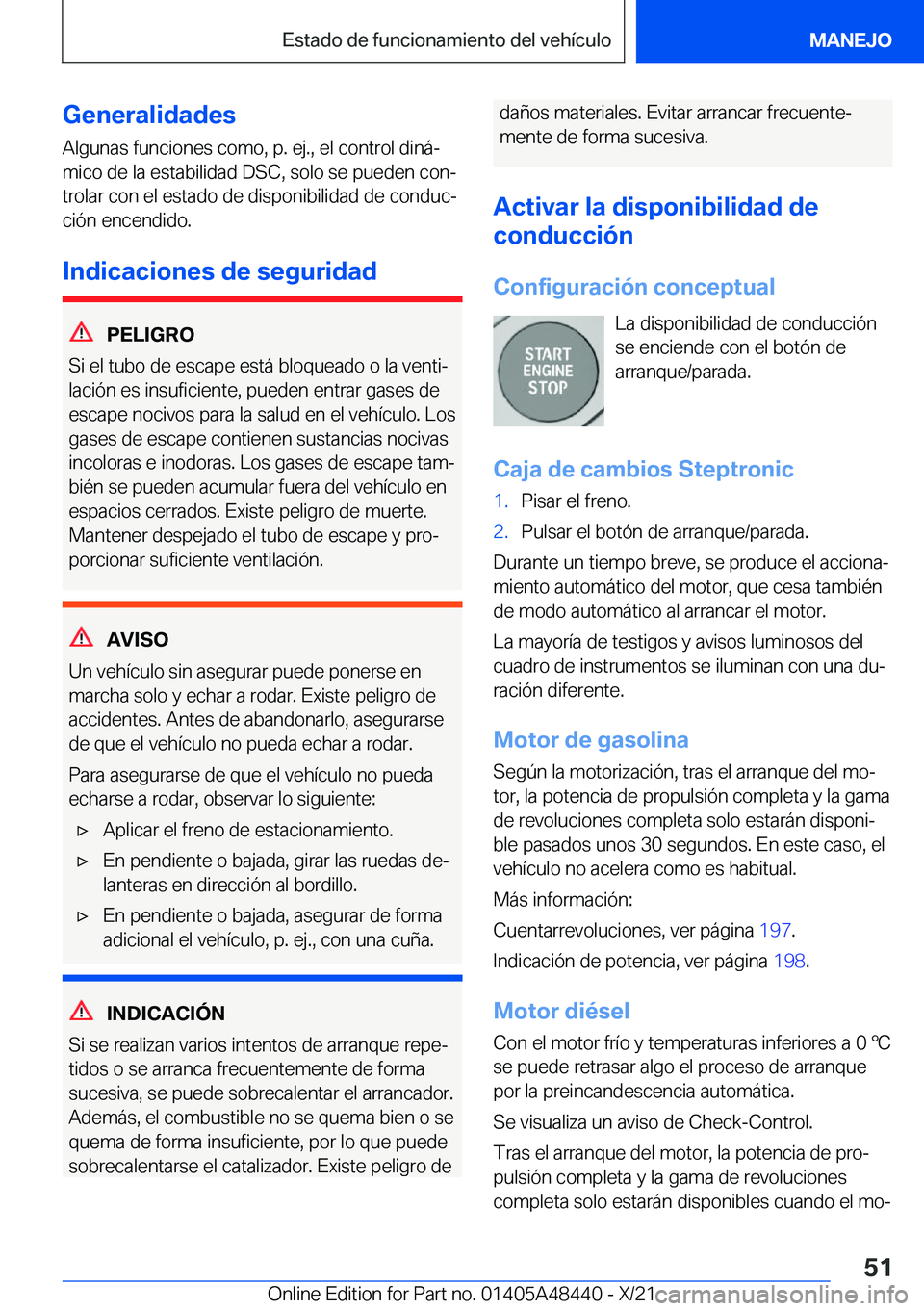 BMW X7 2022  Manuales de Empleo (in Spanish) �G�e�n�e�r�a�l�i�d�a�d�e�s
�A�l�g�u�n�a�s��f�u�n�c�i�o�n�e�s��c�o�m�o�,��p�.��e�j�.�,��e�l��c�o�n�t�r�o�l��d�i�n�
