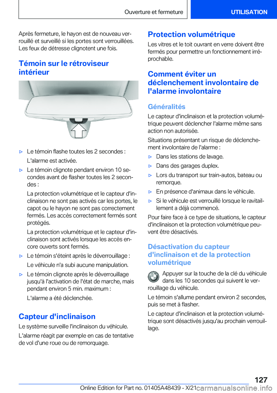 BMW X7 2022  Notices Demploi (in French) �A�p�r�è�s��f�e�r�m�e�t�u�r�e�,��l�e��h�a�y�o�n��e�s�t��d�e��n�o�u�v�e�a�u��v�e�rj
�r�o�u�i�l�l�é��e�t��s�u�r�v�e�i�l�l�é��s�i��l�e�s��p�o�r�t�e�s��s�o�n�t��v�e�r�r�o�u�i�l�l�é�e�s�