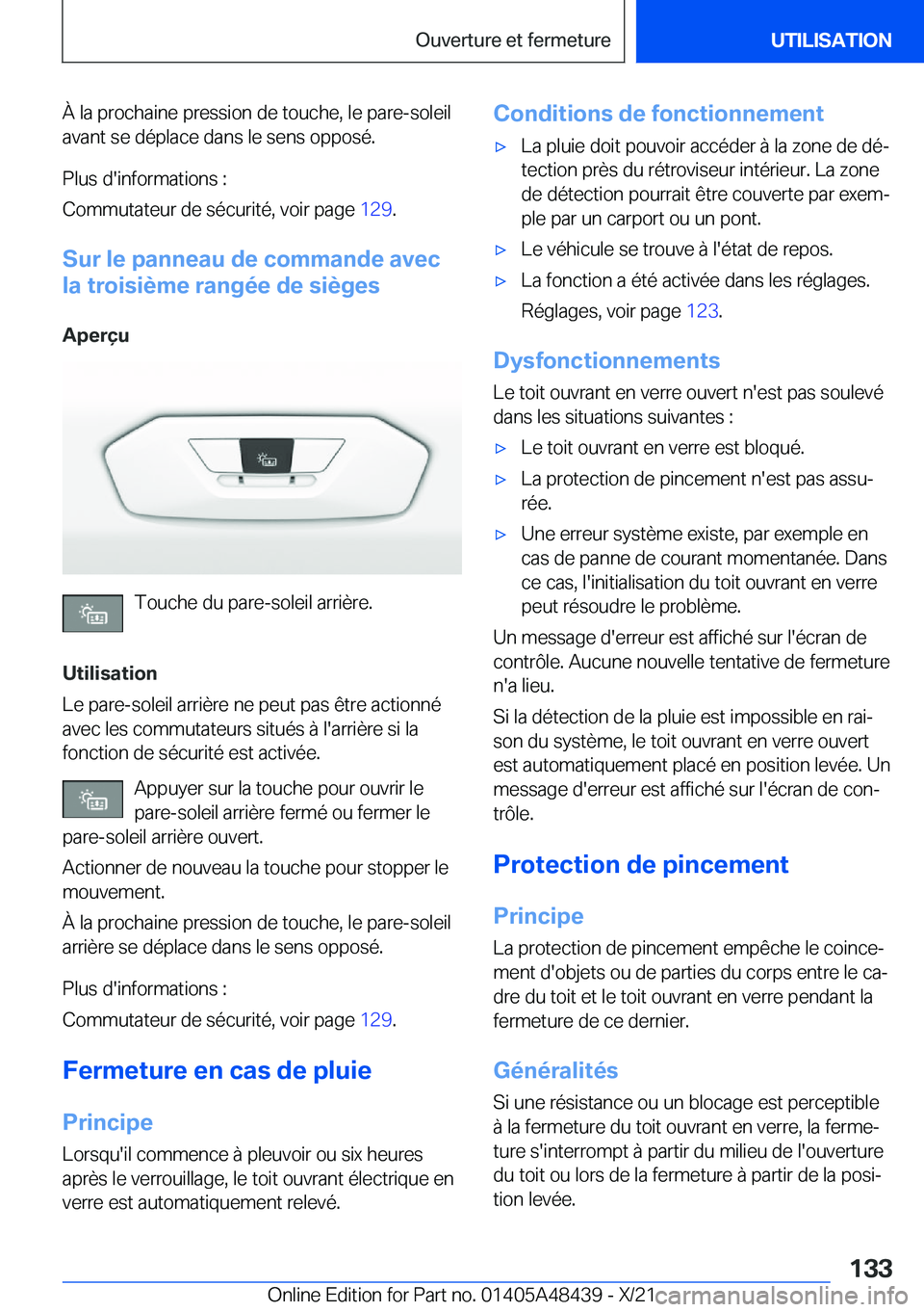 BMW X7 2022  Notices Demploi (in French) �