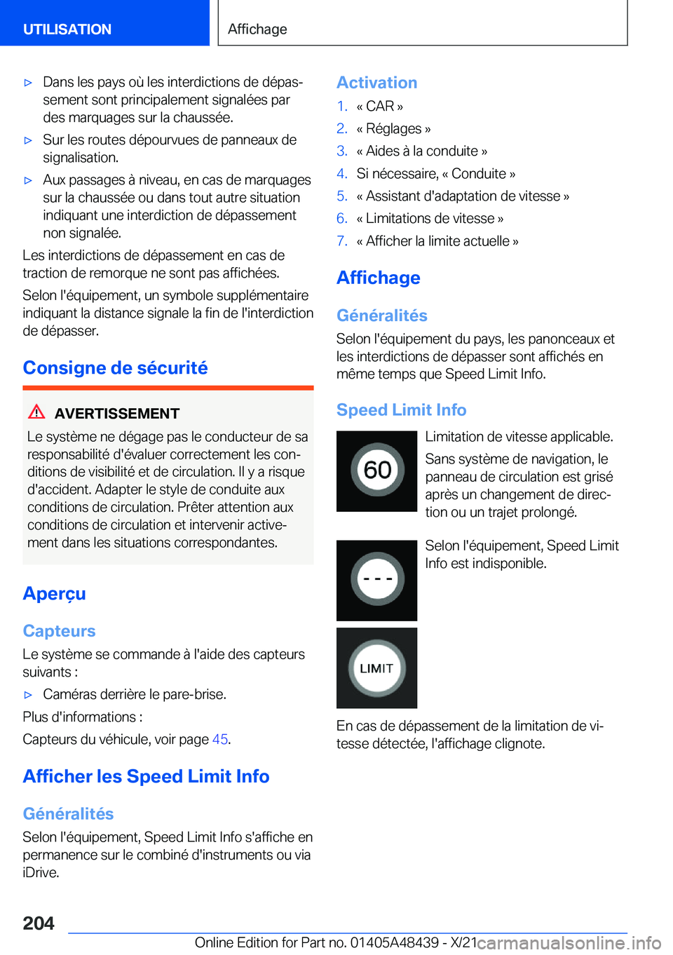 BMW X7 2022  Notices Demploi (in French) 'x�D�a�n�s��l�e�s��p�a�y�s��o�