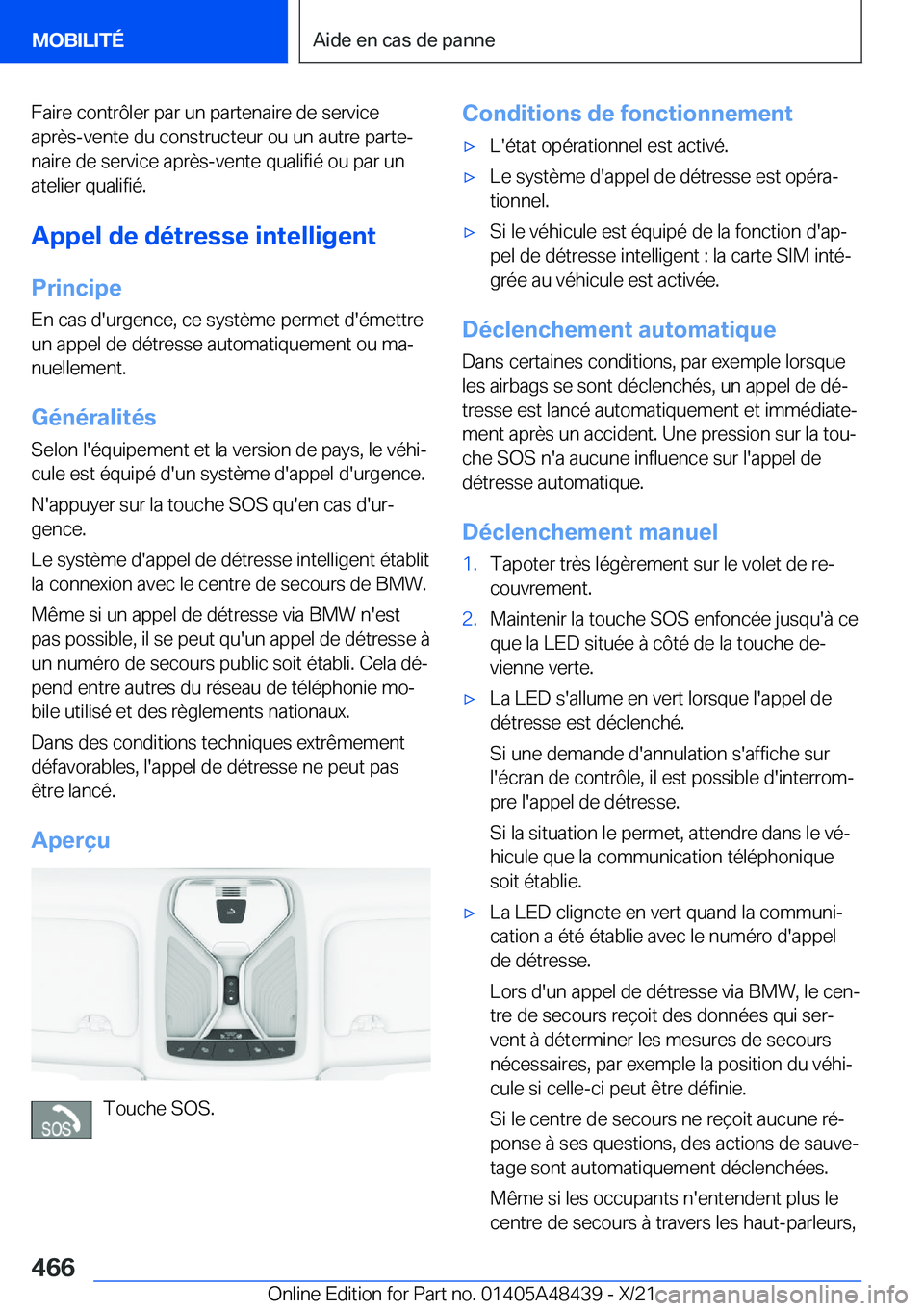 BMW X7 2022  Notices Demploi (in French) �F�a�i�r�e��c�o�n�t�r�