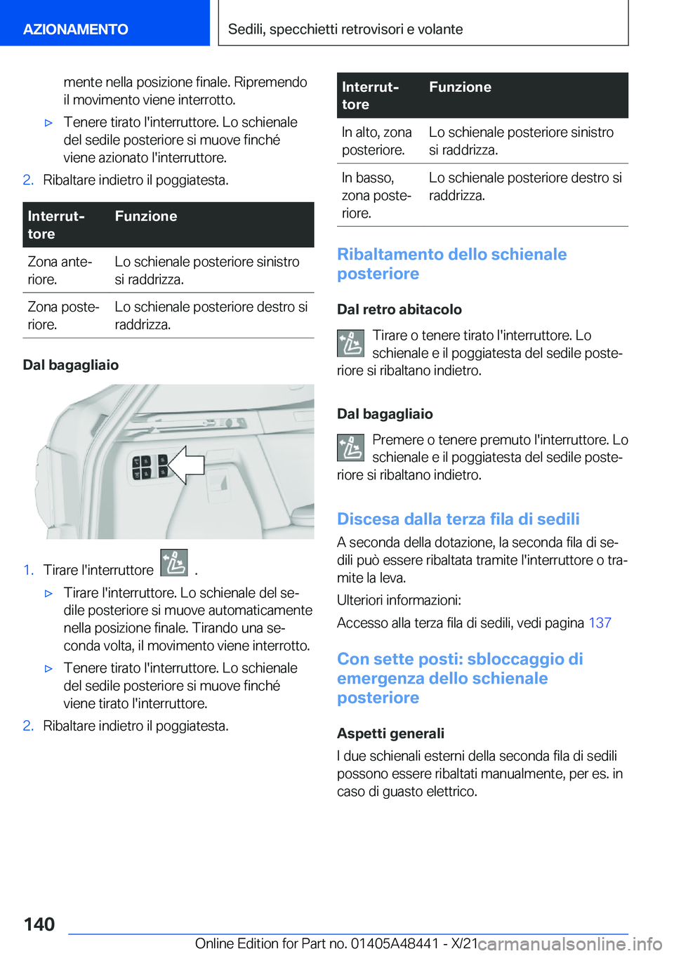 BMW X7 2022  Libretti Di Uso E manutenzione (in Italian) �m�e�n�t�e��n�e�l�l�a��p�o�s�i�z�i�o�n�e��f�i�n�a�l�e�.��R�i�p�r�e�m�e�n�d�o
�i�l��m�o�v�i�m�e�n�t�o��v�i�e�n�e��i�n�t�e�r�r�o�t�t�o�.'x�T�e�n�e�r�e��t�i�r�a�t�o��l�'�i�n�t�e�r�r�u�t�